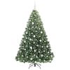 vidaXL Kunstkerstboom met 300 LED met standaard Groen 180 cm PE en PVC