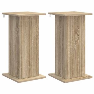 vidaXL Plantenstandaard 2 st Sonoma Eiken 30,5 x 30 x 60,5 cm