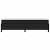 vidaXL Bedframe met matras Zwart 120 x 190 cm Stof