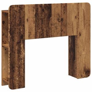 vidaXL Hoofdeinde kas met opslag Oud hout Bewerkt hout