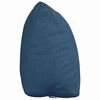 vidaXL Rugkussen Blauw 60 x 20 x 50 cm Stof