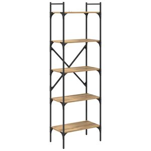 vidaXL Boekenkast Artisan Eiken 56 x 32 x 174 cm Bewerkt hout
