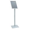 vidaXL Pedestal Posterstand Zilver 32 x 27 x 119 cm Gietijzer