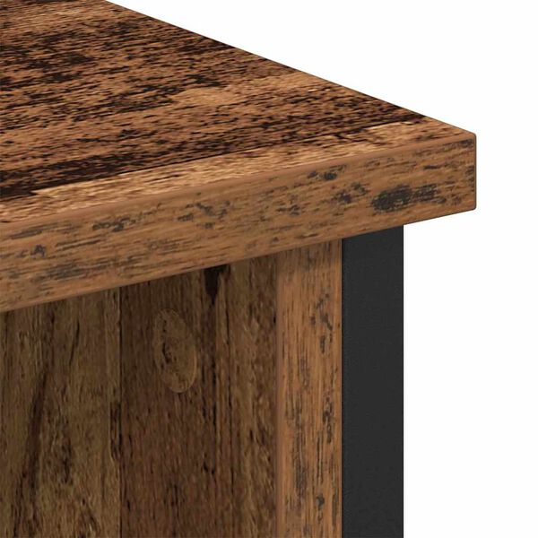 vidaXL Tv-meubelset Oud Hout 100 x 35 x 45 cm Bewerkt hout