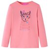 Kindershirt met lange mouwen 104 roze