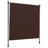 vidaXL Buiten Rolgordijn Bruin 150 x 270 cm