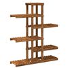 vidaXL Plantenstandaard Naturel 93 x 25 x 114,5 cm Massief Acaciahout