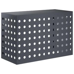 vidaXL Airconditioner hoes Antraciet 90 x 40 x 60 cm Staal