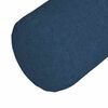 vidaXL Bolster Kussens 2 stuks Blauw Ø 25 x 70 cm Stof