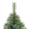 vidaXL Kunstkerstboom met 300 LED met standaard Groen 240 cm PE en PVC