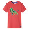 Kindershirt 140 rood