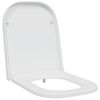 vidaXL Toiletzitting Wit 47,5 x 35 x 3,6 cm Duroplast