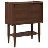 vidaXL Consoletafel BILBAO Donkerkaramel 80 x 40 x 95 cm
