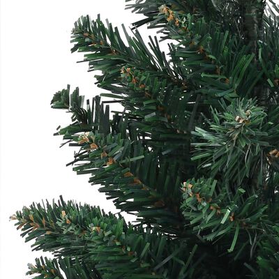 vidaXL Kunstkerstboom met standaard 90 cm PVC groen