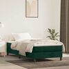 vidaXL Boxspring bed 90x190 cm fluweel donkergroen