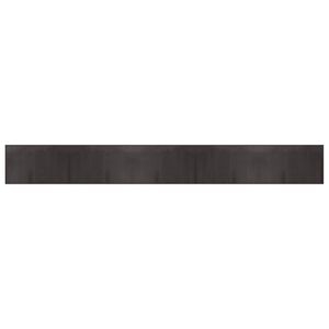 vidaXL Vloerkleed rechthoekig 60x500 cm bamboe donkerbruin