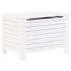 vidaXL Opbergbox met deksel RANA 80x49x54 cm massief grenenhout wit