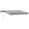 vidaXL Handmatige Luifelhouder met LED's 2,5 x 2 m