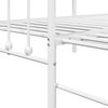 vidaXL Bedframe voor een daybed Wit 80 x 200 cm Gepoedercoat staal