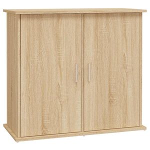 vidaXL Aquariumstandaard Sonoma Eiken 81x36x73 cm Bewerkt Hout