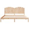 vidaXL Bedframe extra lang zonder matras massief hout 180x210 cm