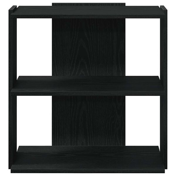 vidaXL Boekenkast 3-laags 60x30x60 cm bewerkt hout zwart