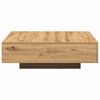 vidaXL Salontafel Artisan Eiken 100 x 100 x 31 cm