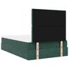 vidaXL Ottoman bed met matrassen en LED's 120x200cm fluweel