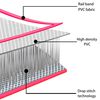 vidaXL Gymnastiekmat met pomp opblaasbaar 400x100x20 cm PVC roze