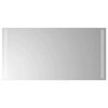 vidaXL LED Badkamer Spiegel Transparant 80 x 40 cm gehard glas
