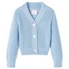 Kindervest gebreid 116 blauw
