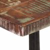 vidaXL Bistrotafel 60x60x76 cm massief gerecycled hout