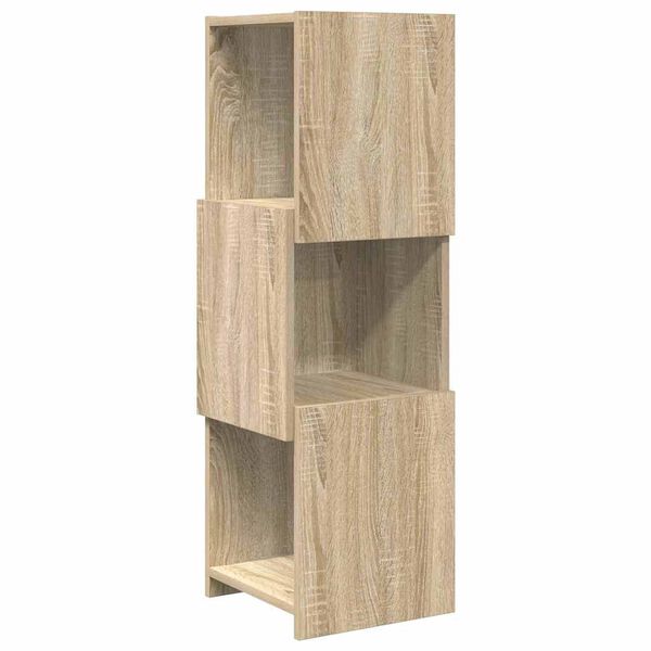 vidaXL Hoekkast Sonoma Eiken 30,5x30x95cm Bewerkt hout