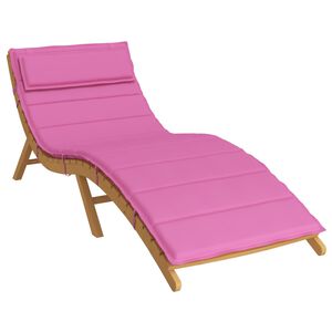 vidaXL Zon Loungerkussen Roze 178 x 60 x 4 cm Oxford stof