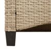 vidaXL Tuinbank Beige en Cr&egrave;me 105 x 60 x 112 cm Staal en Polyester