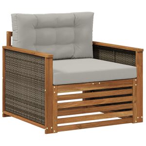 vidaXL Buiten Midden Sofa Massief Acaciahout Naturel