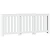 vidaXL Radiatorombouw 205x21,5x83,5 cm bewerkt hout wit