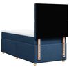 vidaXL Boxspring met matras stof blauw 100x200 cm