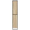 vidaXL Hoge Kasten 2 pcs Sonoma 60 x 36 x 200 cm Bewerkt hout