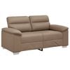 vidaXL 2-zitsbank Cappuccino 160x81x84 cm kunstleer