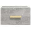 vidaXL Nachtkastjes 2 st wandgemonteerd 35x35x20 cm betongrijs