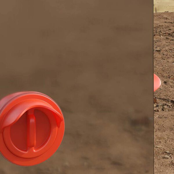 vidaXL Kip voerbak 2 pcs Zilver 32,5 x 20,5 x 43 cm