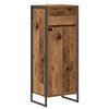vidaXL Badkamer Kast met lade Oud Hout 40 x 30 x 100 cm Bewerkt hout
