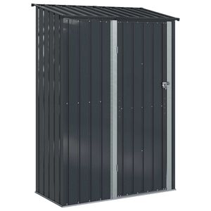 vidaXL Tuinhuisjes Antraciet 140,5 x 74 x 200 cm Metaal