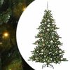 vidaXL Kunstmatige Inklapbare Kerstboom Groen 180 cm PVC en staal