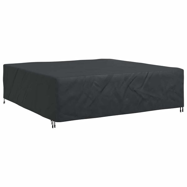 vidaXL Meubelhoes Effen Zwart 260 x 260 x 70 cm 210D