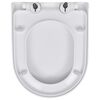 vidaXL Toiletbrillen met soft-close deksels 2 st kunststof wit