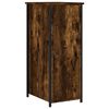 vidaXL Nachtkastje 32x42x80 cm bewerkt hout gerookt eikenkleurig
