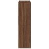 vidaXL Boekenkast 66x31x112 cm bewerkt hout bruin eikenkleur