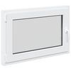 vidaXL Kelderraam RISOR 90 x 50 cm PVC en glas Wit
